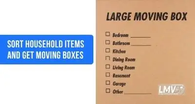 Sort Household Items and Get Moving Boxes