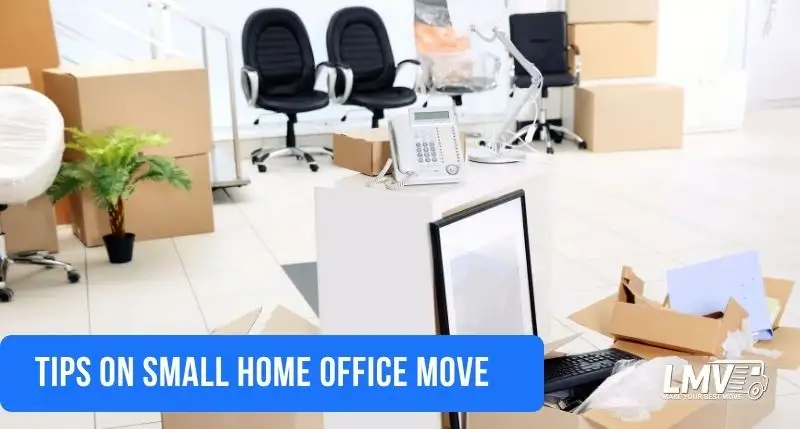 Tips on small home office move