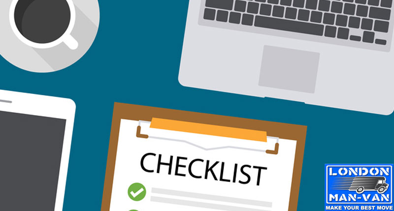 HOUSE REMOVAL CHECKLIST