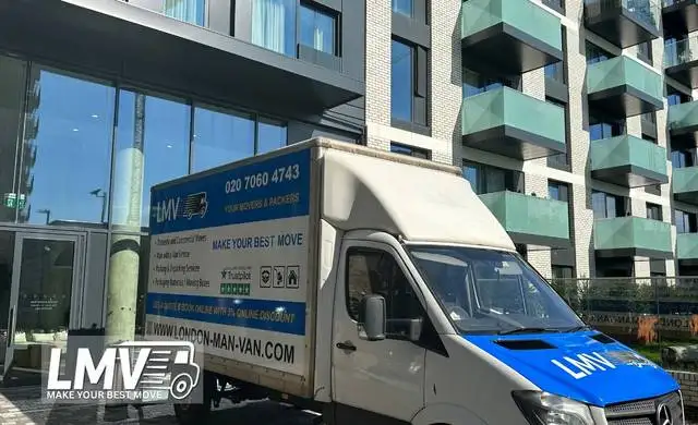 Movers loading the van during removals in London by our removals company in Wellesley, serving local and nationwide moves