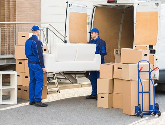 House Removals in Wood Street with London Man Van