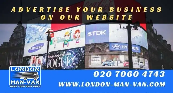 Advertise your business with trusted removals company London Man Van