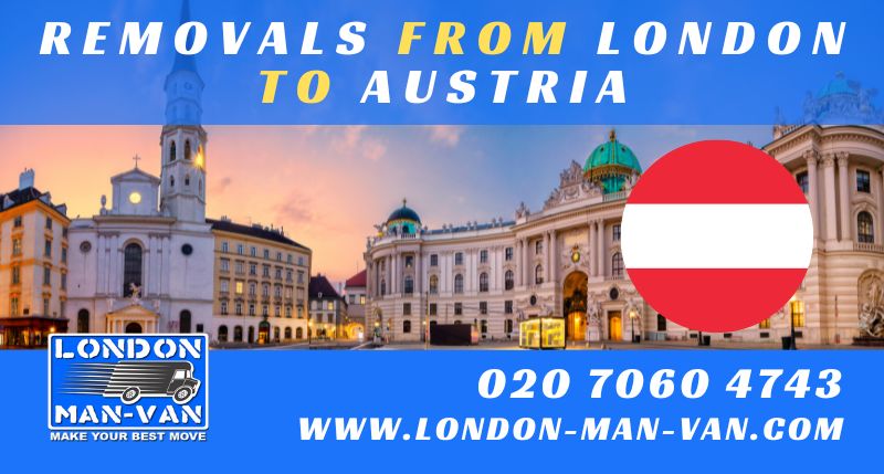 Regular removals from London to Austria