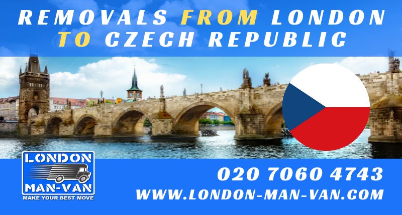 Regular removals from London to Czech Republic