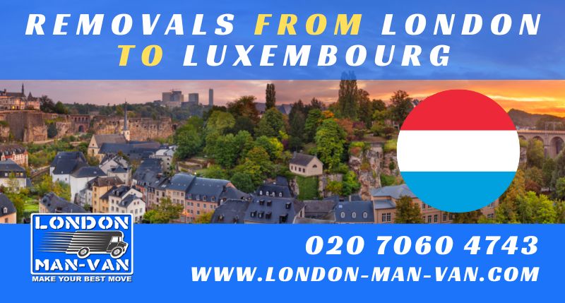 Regular removals from London to Luxembourg