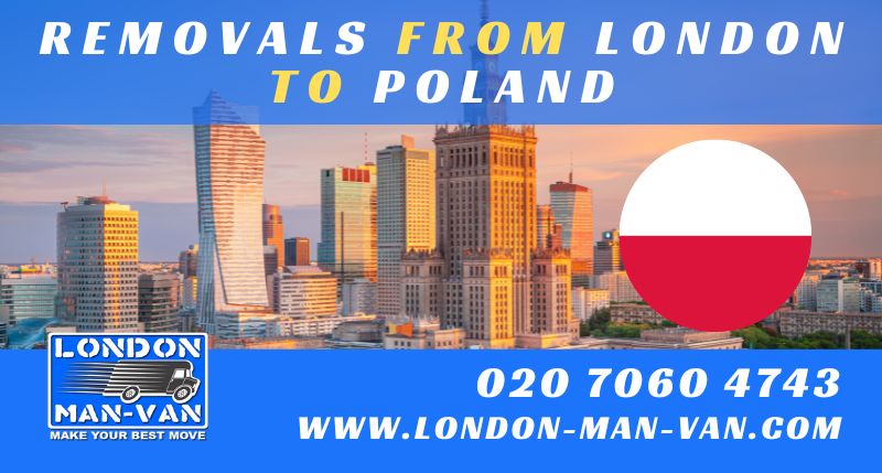 Removals from London to Olsztyn in Poland