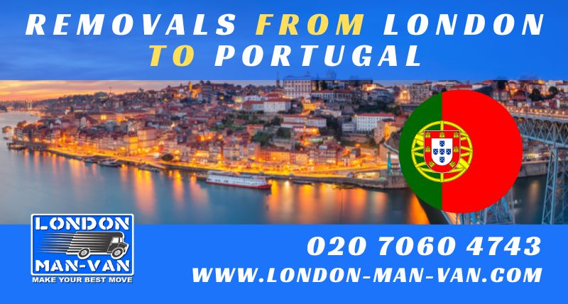 Removals from London to Amadora in Portugal