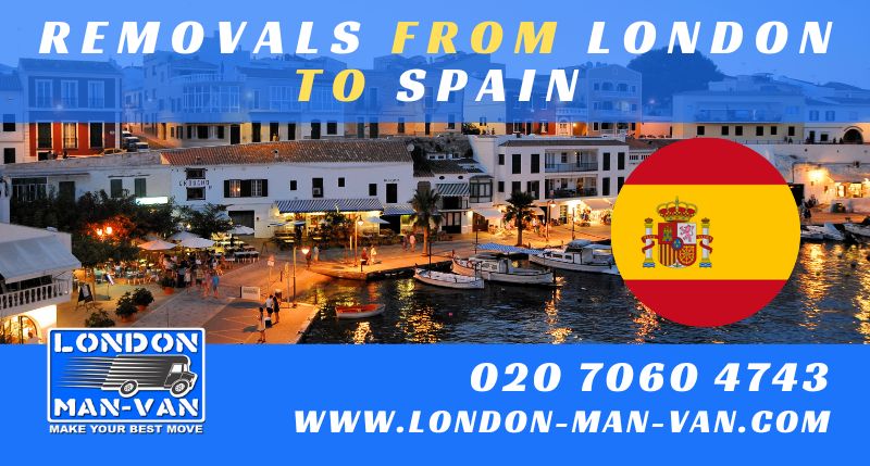Regular removals from London to Spain