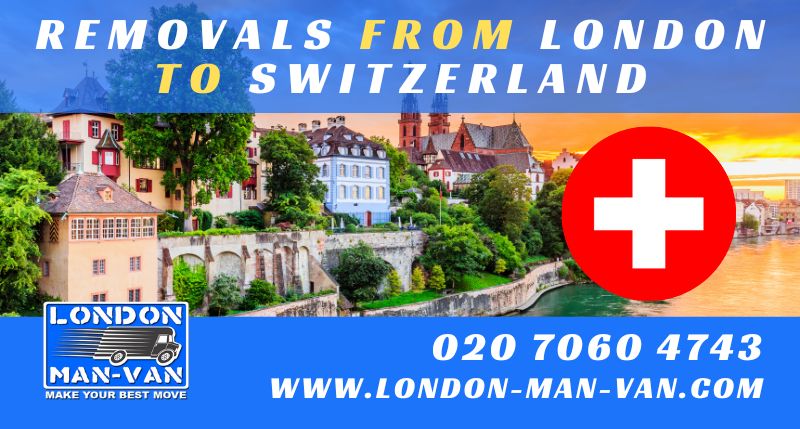Regular removals from London to Switzerland