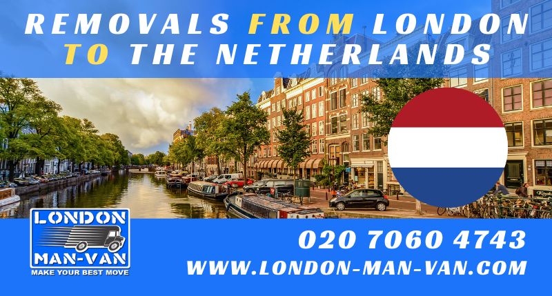 Regular removals from London to The Netherlands