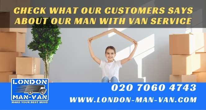 Customer once again received excellent service from London Man Van