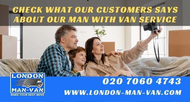 Good service by London Man Van. Coustomer would use again.