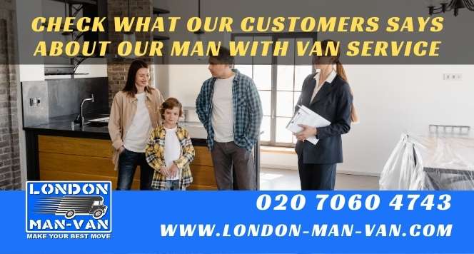 review on man with a van from Seven Sisters N15 to Haslemere GU27