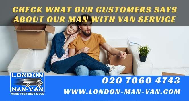 Client will definitely use London Man Van again