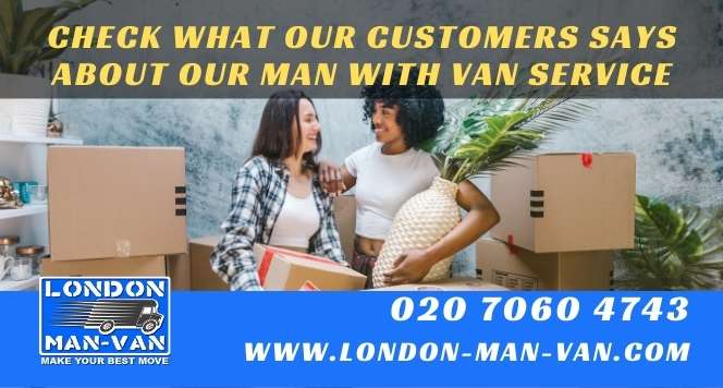 Super quick and super friendly driver from London Man Van company