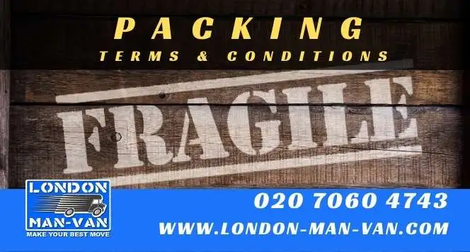 Packaging terms and conditions for materials in London
