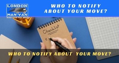 Who to inform about moving? - Checklist