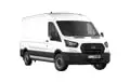 Large Van and Man in London - Front View Thumbnail