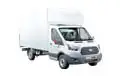 Luton Van and Man in London - Front View Thumbnail